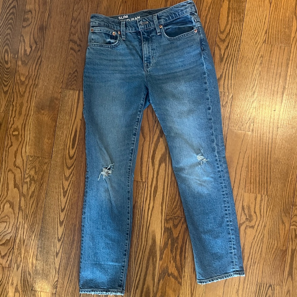 Jcrew slim boyfriend jeans